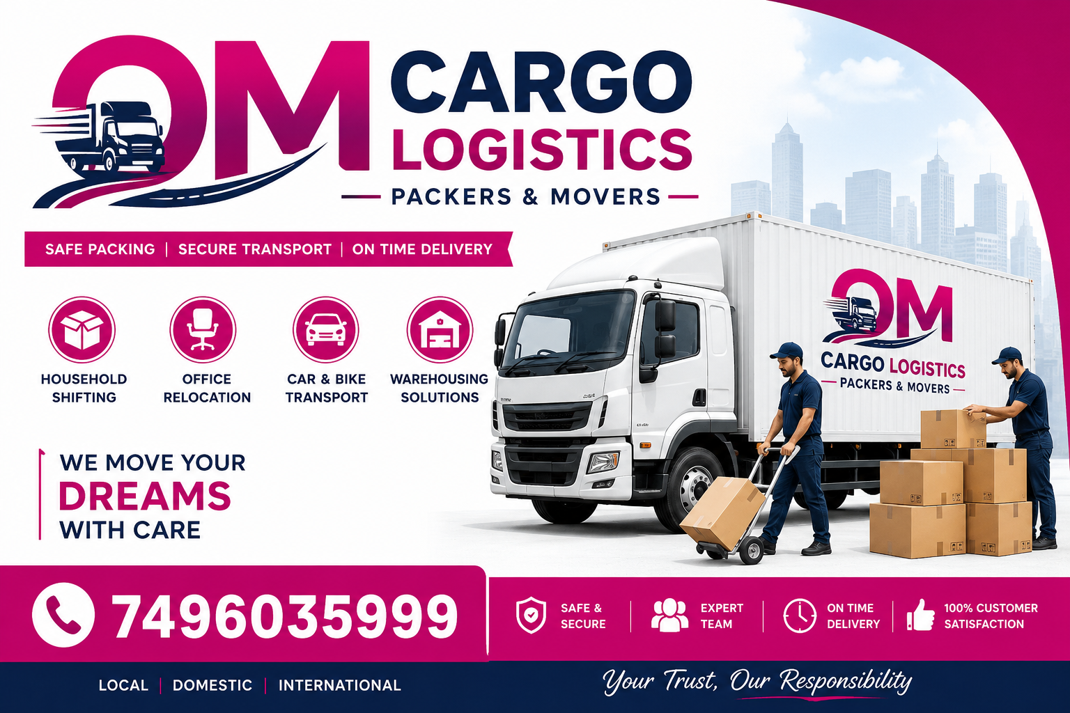 Om Cargo Logistics Packers Movers